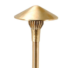 Focus Industries AL-17-SMLEDP-STU 12V 4W LED 300 lumens 5.5" China Hat Area Light, Stucco Finish