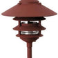 Focus Industries AL034T10L1CPR 3W Omni Super Saver LED 10" Four Tier Pagoda Hat Area Light, Chrome Powder Finish