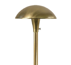 Focus Industries AL12L12RST 12V 3W Omni LED 8" Cast Aluminum Mushroom Hat, Rust Finish