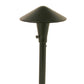 Focus Industries AL17L12WIR 12V 3W Omni LED 8" Cast Aluminum China Hat Area Light, Weathered Iron Finish