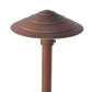 Focus Industries AL20AHL12CAR 12V 3W Omni LED 8" Saturn Ring Hat Area Light with Adjustable Hub, Copper Acid Rust Finish