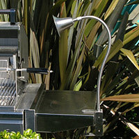 Focus Industries BQ-03-FC-SS 12V Stainless Steel Bell BBQ Flex Light Clamp Series with 24" Flex Arm Finish