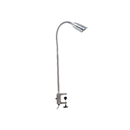 Focus Industries BQFC302L134SS 120v, 3" Clamp Mount BBQ Light, 7W PAR16 LED, 316 stainless steel housing