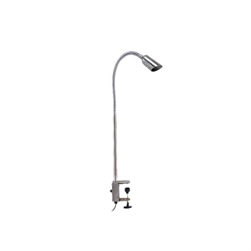 Focus Industries BQFC304L68SS 12v, 3" Clamp Mount BBQ Light, 7W MR16 LED, 316 stainless steel housing