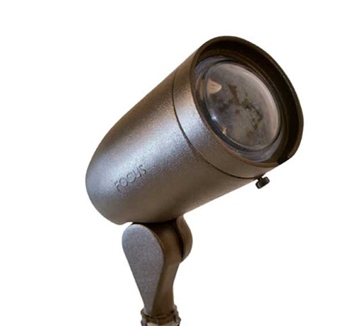 Focus Industries CDL-20-NL-ECHID-BLT 120V 50W Max PAR20 HID Directional Composite Floodlight with Extension Collar, Lamp not included, Black Texture Finish