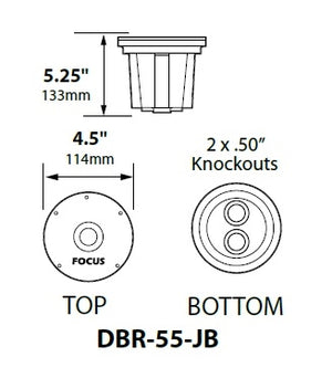 Focus Industries DBR-55-JB Direct Burial Junction Boxes