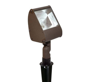 Focus Industries DL-04-BAV 12V 18W S8 Incandescent Directional Floodlight, Brass Acid Verde Finish