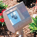 Focus Industries DL-10-H-RST-120V 120V Mini Floodlight, Directional Light, Rust Finish