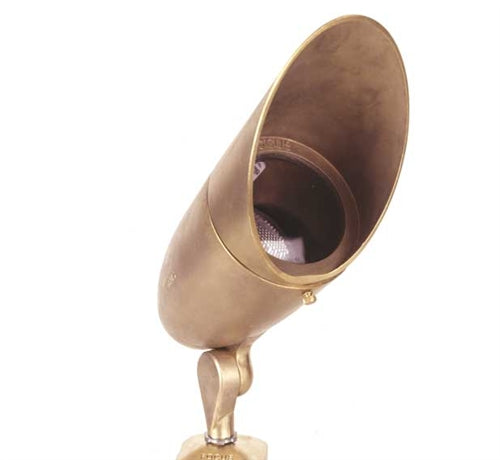 Focus Industries DL-38-AC-FL13S-CAM 120V 13W CFL Spiral Bullet Directional Light with Angle Collar, Camel Tone Finish