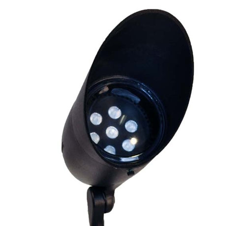 Focus Industries DL-38-NL-ACHID-BAV 120V 150W Max PAR38 HID Directional Cast Brass Floodlight with Angle Collar, Lamp not included, Brass Acid Verde Finish