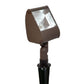 Focus Industries DL04L12RST 12V 3W Omni LED  Extruded Aluminum Floodlight, Rust Finish
