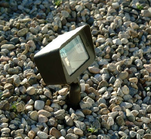 Focus Industries DL15L12CPR 12V 3W Omni LED Cast Aluminum Floodlight, Chrome Powder Finish