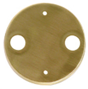 Focus Industries FA-24-LG-DH-BRS 1/2" 2 hole Brass canopy Finish