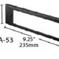 Focus Industries FA-53-HTX Stamped Aluminum Face Plate for SL-04-AL with White Acrylic Lens, Hunter Texture Finish