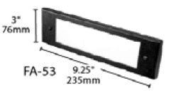 Focus Industries FA-53-STU Stamped Aluminum Face Plate for SL-04-AL with White Acrylic Lens, Stucco Finish