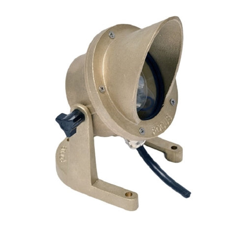Focus-FA-H2-0JB550F-BAT Brass H2O J-Box, 5 PG9 Ports (1in/4out), 50 ft input lead Finish