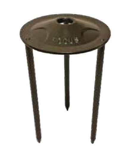 Focus Industries FA033PBRZ Stainless Steel 3-Prong mounting stake, Bronze
