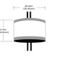 Focus Industries HW121070012LED 10W 700mA 12V AC/DC LED Driver for 8W Panels, Standard ELV or Triac Dimmer Dimmable