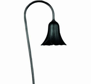Focus Industries PL-04-NL-RST 4.5" Cast Aluminum Tulip Hat Path Light, No Lamp, Rust Finish