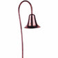 Focus Industries PL02L12CAM 12V 3W Omni LED 5.5" Spun Aluminum China Hat Path Light, Camel Tone Finish