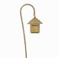 Focus Industries PL09L12ATV 12V 3W Omni LED Brass Lantern and Stem Path Light, Antique Verde Finish