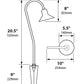 Focus Industries PL15L12COP 12V 3W Omni LED 5.5" Bell Path Light with Copper Neck, Copper Finish