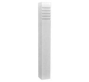 Focus Industries PL22L12RST 12V 3W Omni LED Square Aluminum 180 Degree Bollard Path Light, Rust Finish