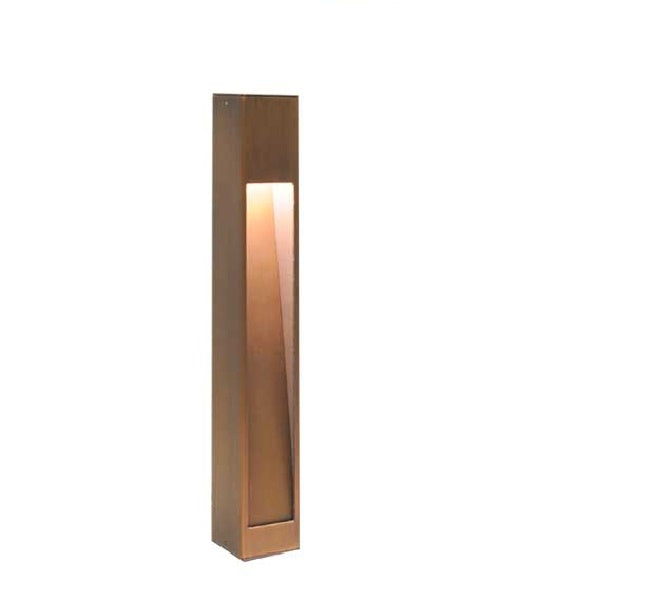 Focus Industries PL2328L12RBV 12V 3W Omni LED 28" Aluminum Bollard Path Light, Rubbed Verde  Finish