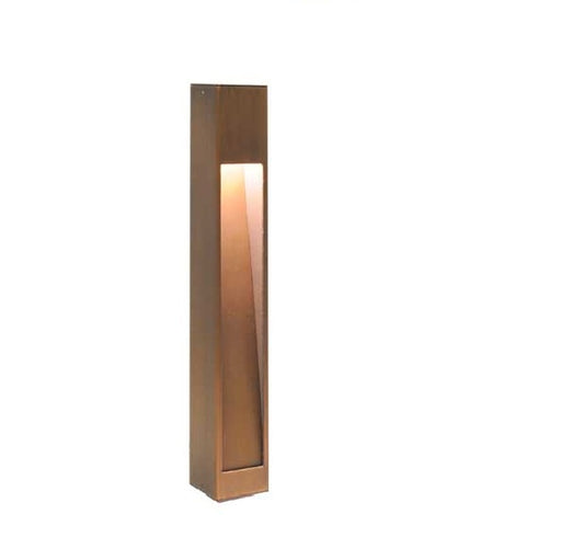 Focus Industries PL2328L12WTX 12V 3W Omni LED 28" Aluminum Bollard Path Light, White Texture Finish