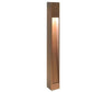 Focus Industries PL2334L12WBR 12V 3W Omni LED 34" Aluminum Bollard Path Light, Weathered Brown Finish