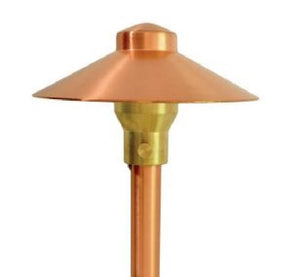 Focus Industries RXA01L12CAM 3W Omni LED 6" Adjustable Spun Aluminum China Hat Area Light, Camel Tone Finish