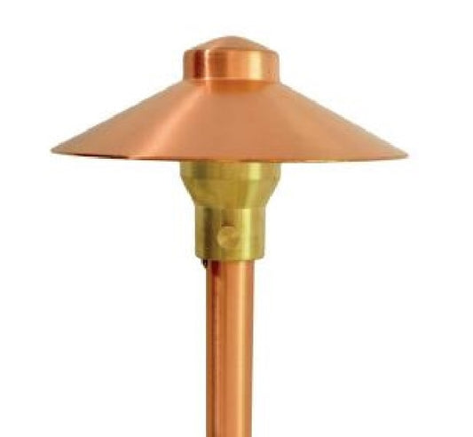 Focus Industries RXA01L12CAM 3W Omni LED 6" Adjustable Spun Aluminum China Hat Area Light, Camel Tone Finish