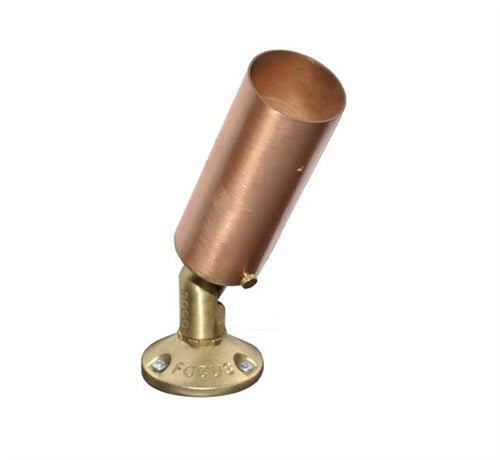 Focus Industries RXD-02-TS-WBR 12V 20W MR16 Halogen Tube Shield Bullet Directional Light, Weathered Brown Finish