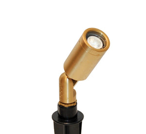 Focus Industries RXD-09-BRS 12V 20W MR11 Halogen Bullet Directional Light, Unfinished Brass