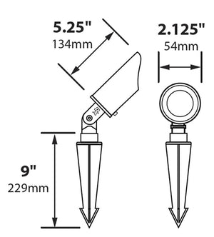 Focus Industries RXD02NLSTU 12V 20W MR16 Halogen Cast Brass Bullet Directional Light, No Lamp, Stucco Finish