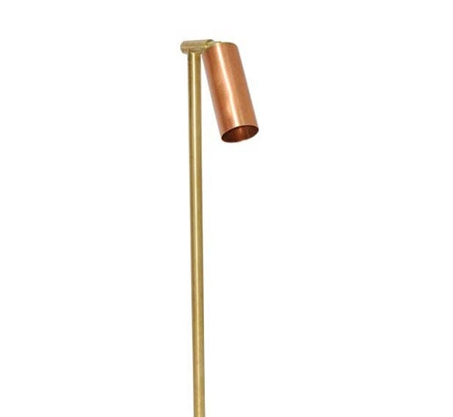Focus Industries RXP-01-RBV 12V 20W MR16 Halogen Tube Shield Swivel Path Light, Rubbed Verde Finish