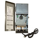 Focus Industries RXT-12-60MVT 60 watt Multi Volatge Stainless Steel transformer, output voltage 12.5V, 13.5V and 14.5V with Mechanical Timer