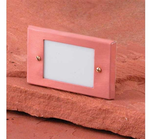 Focus Industries SL-02-AL-LEDP-HTX 12V 4W LED flat panel Lensed Step Light, Hunter Texture Finish