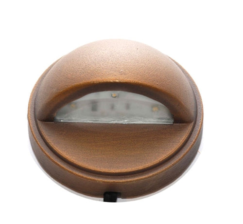 Focus Industries SL-07-SM-LEDM-CPR 12V 3W LED module Round Surface Step Light, Chrome Powder Finish