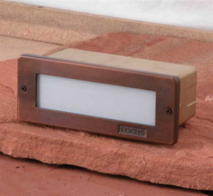Focus Industries SL-08-AL-FL9120V-CPR 120V 9W CFL Lensed Step Light, Chrome Powder Finish