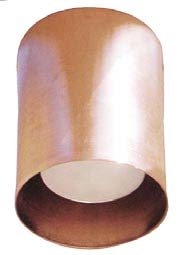 Focus Industries SL-10-ALR18-CAM 12V 50W ALR18 Spun Aluminum Small Down Light, Camel Tone Finish