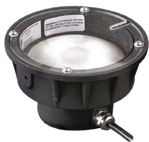 Focus Industries SL-11-BAT 12V PAR36 Die Cast Brass Underwater Light, Black Acid Treatment Finish