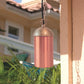 Focus Industries SL-14-LED3STU 3W OMNI LED, Aluminum Hanging Cylinder, Brass Chain, Jbox, Stucco Finish