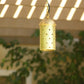Focus Industries SL-15-LED3BRS 3W OMNI LED, Extruded Brass Hanging with Starlight Holes, Brass Chain, Jbox, Brass Finish
