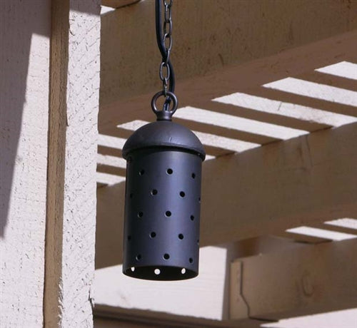 Focus Industries SL-15-LEDPWTX 4W 12V OMNI LED Panel, Extruded Aluminum Hanging with Starlight Holes, Chain, Jbox, White Texture Finish