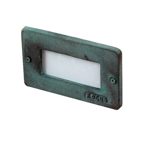 Focus Industries SL-17-AL-LEDP-CAM 12V 4W LED Flat Panel Lensed Step Light, Camel Tone Finish