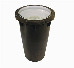 Focus Industries SL-20-LGL-120HPS50-RBV 120V 50W ED17 HPS Well Light with Lens Holder, Lamp Not Included, Rubbed Verde Finish