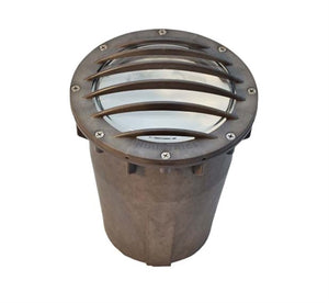 Focus Industries SL-20-MDGLEDP3040CAM 15W LED PAR30 40 Degree Aiming, Composite Well Light, Aluminum Grate, Camel Tone Finish