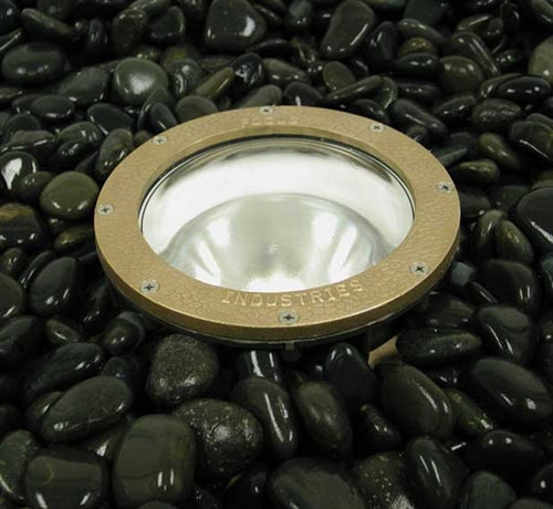 Focus Industries SL-20-MDL-FL13-CAM 120V 13W CFL Well Light with Lens Holder, Camel Tone Finish