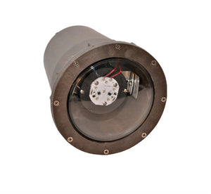 Focus Industries SL-20-MDLLEDM740-WBR 12V 7W LED Module 40 degree Flood Well Light with Lens Holder, Weathered Brown Finish